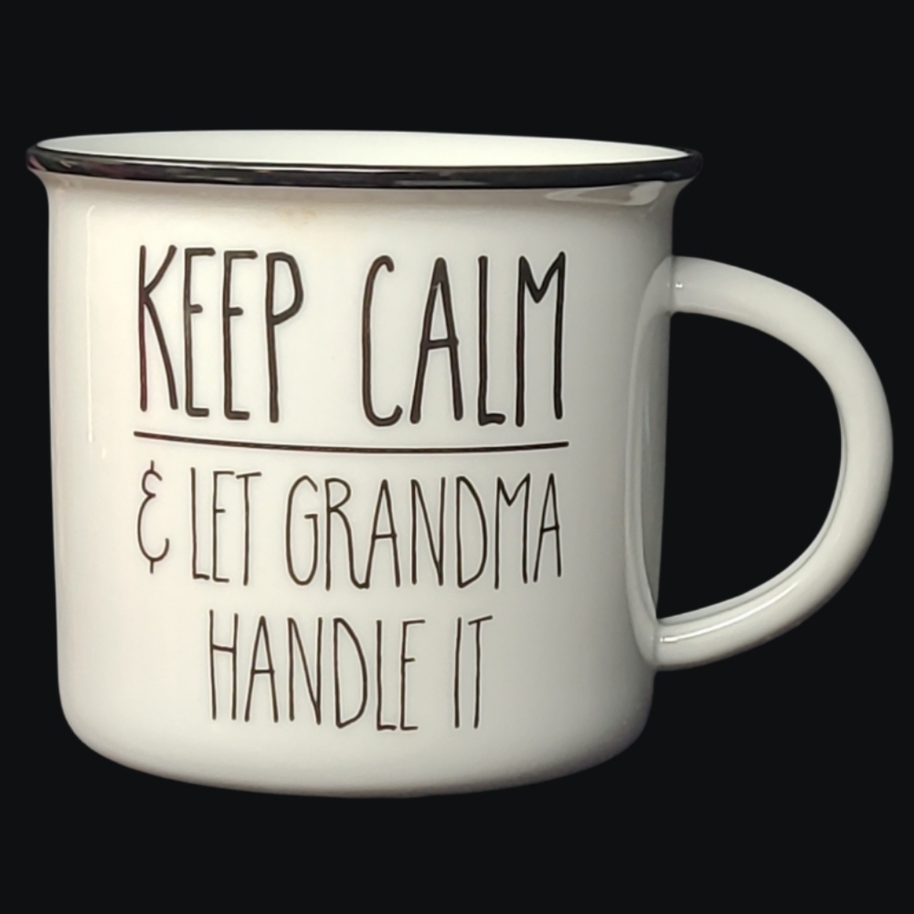 'Keep Calm & Let Grandma Handle It' Coffee/Tea Mug/Cup